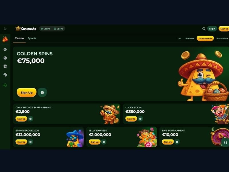Dashboard-Überblick und Verantwortungstools bei Casinacho Casino Nacho Casino